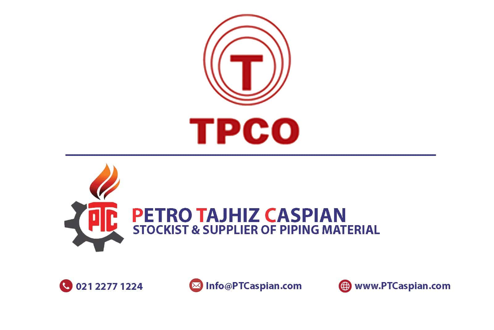 نمایندگی انحصاری لوله تیانجین TPCO PIPE